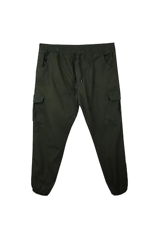 Kargo Cepli Büyük Beden Likralı Jogger Pantolon Lacivert