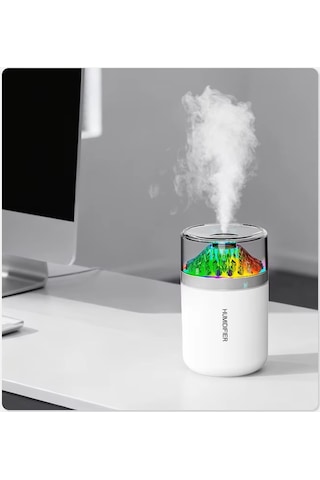 Jopus Hava Nemlendirici Ve Aroma Difüzör Sessiz Çalışma Kristal Led Işıklı Buhar Makinesi