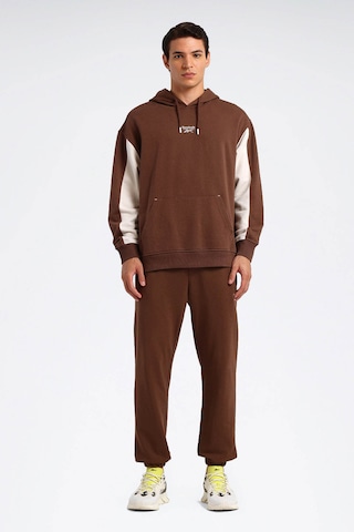 Reebok Sweatshirt Erkek Kahverengi Palona Hoodıe Kahverengi-ekru