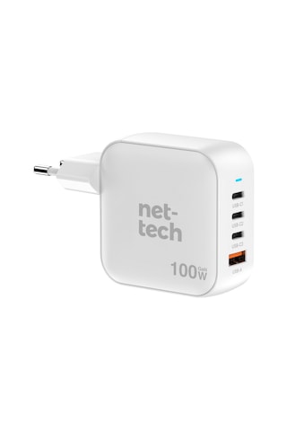 Nettech Nt-hch09 100w Pd+qc Ganprime Şarj Aleti Beyaz