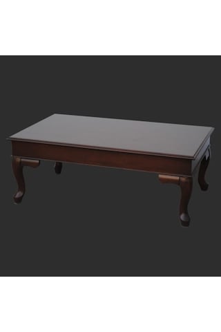 Orta Sehpa Lüken Aslan Model Kayın Torna Ayak Ve Kaplama Tabla Na