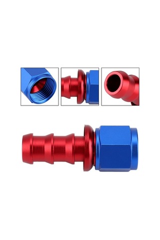 Fastbuy An10 Tipi Otomobil Yağ Soğutucu Bağlantısı - T6160, Alyuminyum Cnc, Anodize, Kolay Montaj, Düz Tip 0