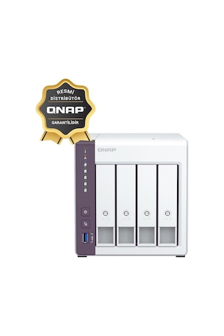 Qnap Ts-433-4gb Ram 4 Hdd Yuvalı Tower Nas Resmi Distribütör Garantili