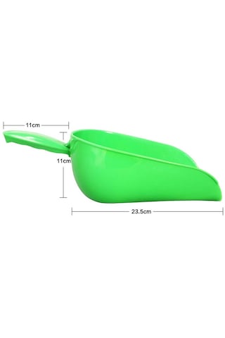 Homyl Pet Food Un Green Için Plastik Kürek Yemi Yeşil