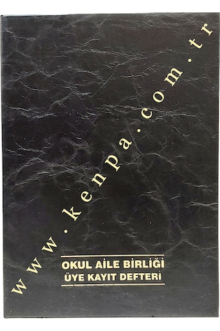 Okul Aile Birliği Üye Kayıt Defteri