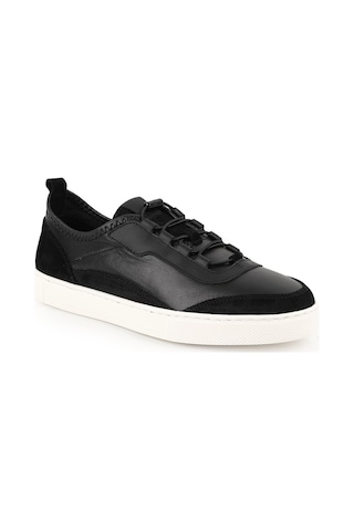 Libero Lz5882 Süet Ve Antik Deri Detaylı Hafif Eva Taban Kadın Sneaker Siyah