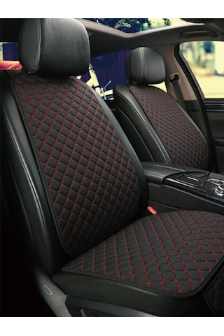 Land Range Rover Evoque İçin İçin Uyumlu 2 Li Koltuk Minderi Siyah Kırmızı