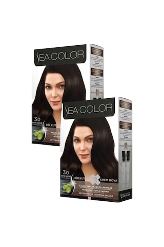 Sea Color 3.0 Saç Boyası Koyu Kahve 2 x 100 ML