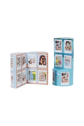 Sones Mini 3-inç Dönüştürülebilir Kendin Yap Fotoğraf Çerçevesi Standı Depolama Rafı Sualtı Dünyası