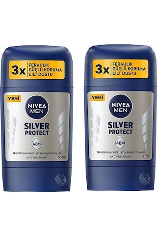 Nivea Men Silver Protect Erkek Stick Deodorant 2 x 50 ML