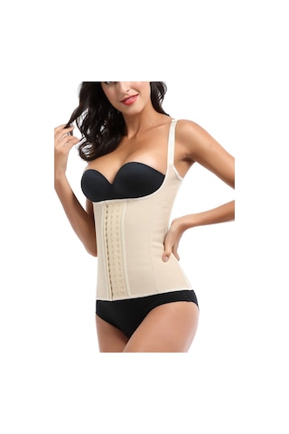 Pastimore Askılı Ten Latex Korse Ten