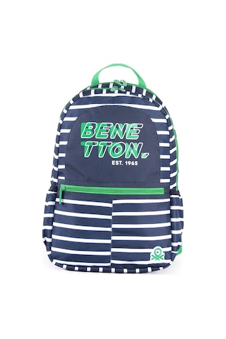 United Colors Of Benetton Unıted Colors Of Benetton Çift Bölmeli Sırt Çantası 03745 Lacivert