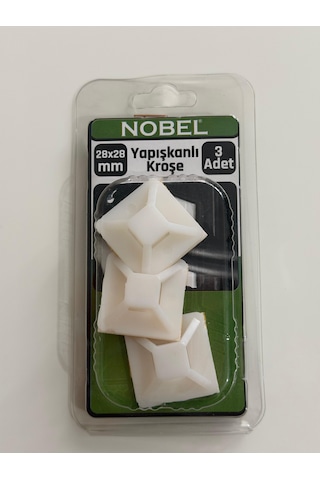 Nobel Fıx Yapışkanlı Kroşe 28x28 3'lü