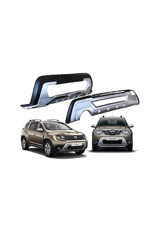 Dacia Duster 2018-2020 Ön Arka Tampon Ek Koruma Difüz...