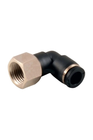 Pnömatik Dişi Dirsek Bağlantı 6mm - 1/4