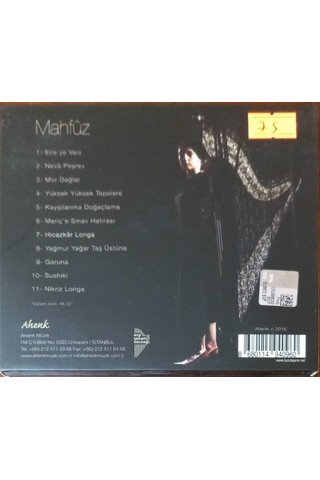 Plak Değildir Cd Dir Cd Meriç Dönük Mahfüz Cd