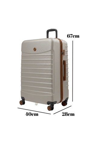 Orta Boy Valiz 4x2 Teker Vizon-taba 1168 Vizon - Taba