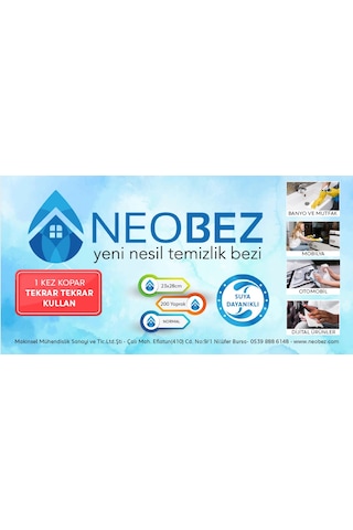 Neobez 23 x 28 50 Yaprak 10'Lu Paket Neobez
