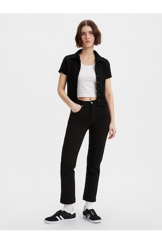 Levi's 501 Crop Black Sprout Kadın Jean Pantolon 36200-0085 Black Siyah