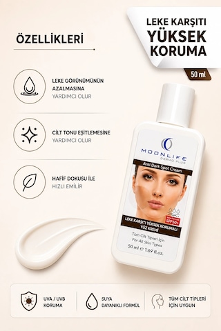 Çareburada Dermo Plus Leke Görünümüne Karşı Yüz Kremi 50 Ml