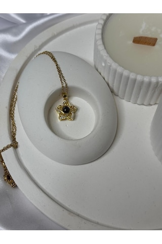 Her Dilde Seni Seviyorum Yazan Çelik Kolye Gold