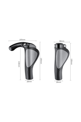 Yaleker Jant Çapı 22.2mm İçin Lastikli Bisiklet Tutamak Kapağı, G311a Modeli, Çift Taraflı Kilitleme Ve Kayma Engeli, Dağ Bisikleti Aksesuarı Çok Renkli