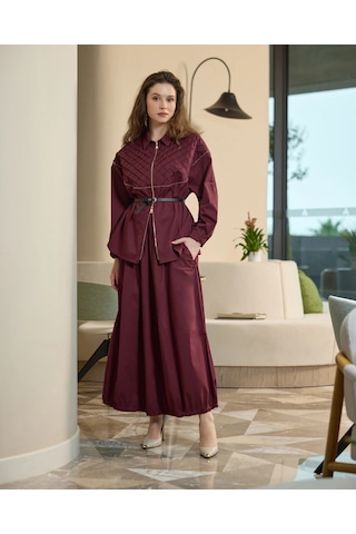 Misswhence Etekli Takım 39307 Bordo