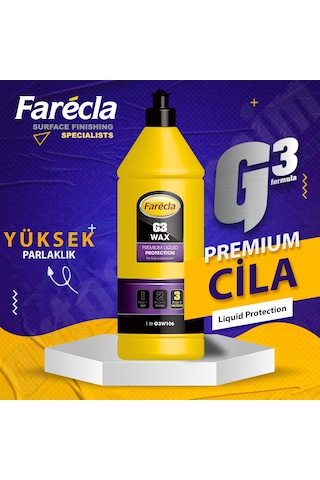 Farecla G3 Premium Wax Cila 1 Litre Uygulama Pedi Farecla G3 Premium Wax Cila 1 Litre Uygulama Pedi