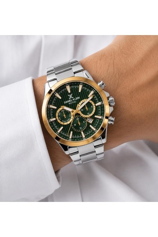 Daniel Klein Premium Çelik Kordon 2 Yıl Garantili 3 Atm Suya Dayanıklı Erkek Kol Saati Edk.r11095.4 Gümüş