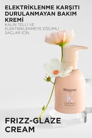 Gloss Absolu Kalın Telli Ve Elektriklenmeye Eğilimli Saçlar Için Elektriklenme Karşıtı Şek