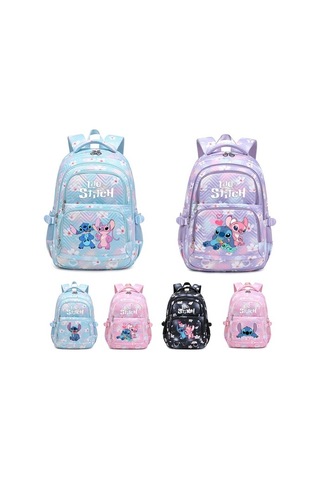Szypzstore Lilo Stitch Zarif Çiçek Moda Kadın Sırt Çantası Kadın Taşınabilir Su Geçirmez Seyahat Çantası Genç Kız Öğrenciler Sırt Çantası Mochila W0f78x Diğer