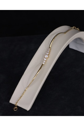 Safir Altın Bileklik 14k 6,05 G Sarı Altın