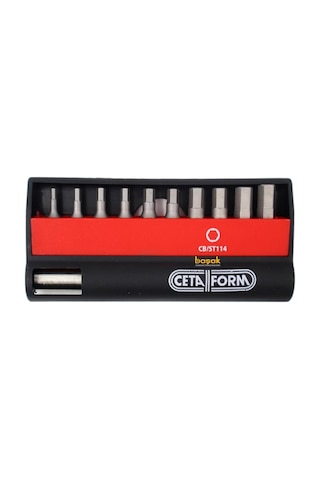 2-6mm Allen Bits Uç Takımı + Tutucu 11 Parça Cb/st114