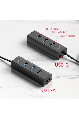 Unitek 4-in-1 Usb-a 5gbps Hub Y-3089v01 Ttkunı0017