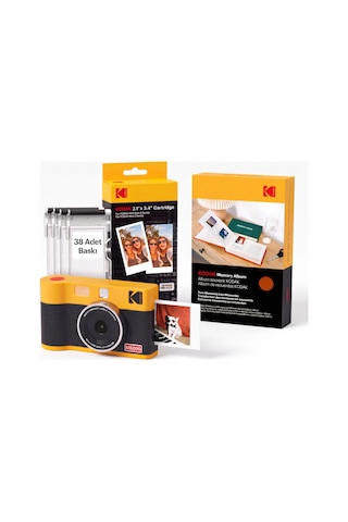 Kodak Mini Shot 2 Era Filmli Fotoğraf Makinesi + 30'lu Baskı Seti + Fotoğraf Albümü