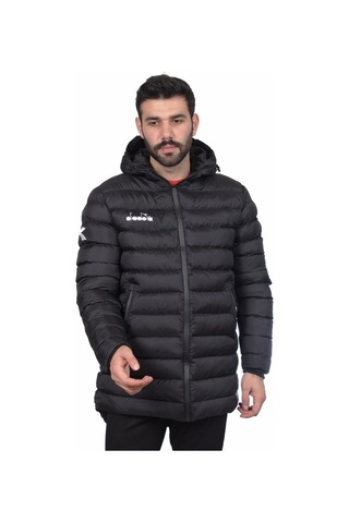Diadora Roy Anarok Siyah Erkek Şişme Uzun Mont - Royanaroksiyah Siyah
