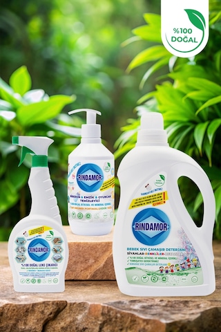 Bebek Hijyen Seti- Çamaşır Deterjanı-emzik Biberon Temizleyici-leke Çıkarıcı 2200 ML