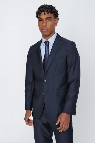 İmza Lacivert Gabardin Mono Yaka 4 Drop Comfort Fit Rahat Kesim Basic Takım Elbise 1001240009-lacivert Lacivert