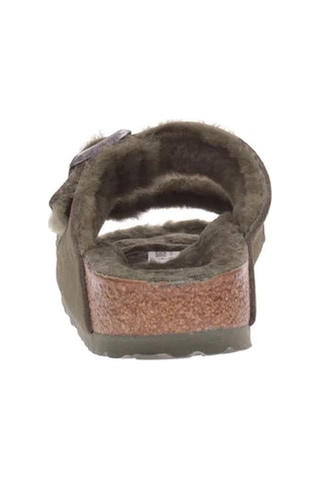 Birkenstock Arizona Vl Fell Laf Kadın Sandalet 1025687 Haki