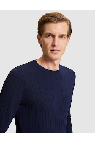 Pierre Cardin Lacivert Slim Fit Kazak 50330165 Vr033