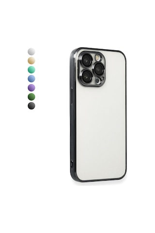 Apple Uyumlu iPhone 14 Pro Max Kılıf Razer Lens Çerçeveli Silikon Kapak