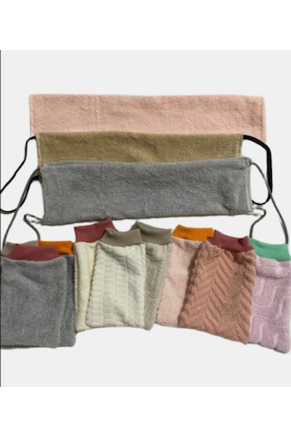 Hassas Ciltliler İçin 2'li Paket Eldiven&kese