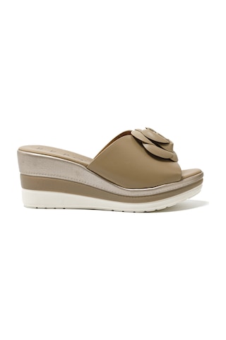 Terlik Kadın Diğer 84147-e5 Repo Beige Bej