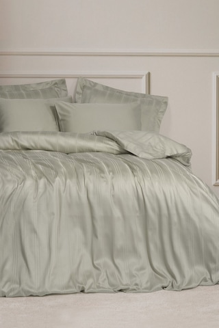 Cotton Box 1901-cb Smart Bambu Ck Saten Nevresım Takımı Strıpe Bej Bej