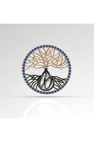 Safir Yaşam Inci Kolye Seti Aaa Kalite Akoya