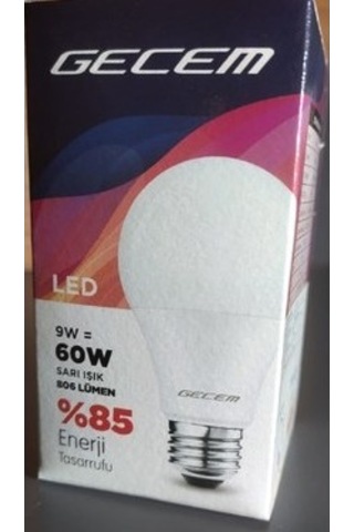 10 Adet Gecem 9w Led Ampul E27 Duy 3000k - Günışığı