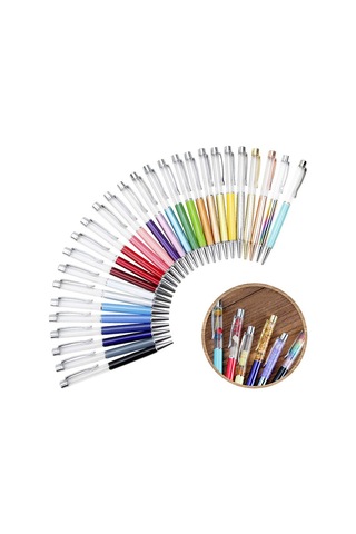 27 Paket Renkli Boş Tüp Yüzen Dıy Pens Beyin Pens Öğrenci Hediye Ofis Malzemeleri Beyin Pens Yazma Araçları Kalemler Çok Renkli