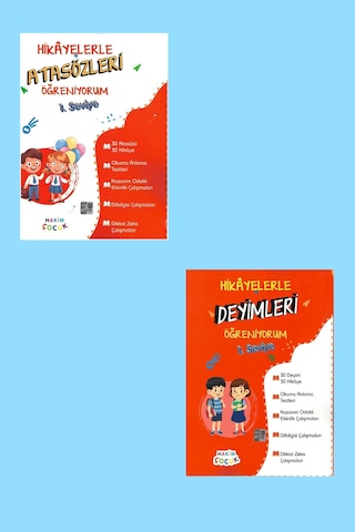 Hakim Çocuk 1.seviye Hikayelerle Atasözleri + Deyimler Öğreniyorum