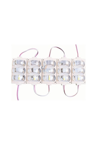 Yeni Nesil Modül Geniş(Yan)Açılı Güçlü Led Işık 3’Lü 12V (5 Adet)
