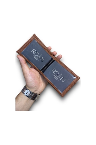 Roan Vegan Deri Cüzdan Portföy 9 Kredi Kartlik Bozuk Para Bölmeli Hediyelik Paketleme Lüx Şık Kutulu Taba